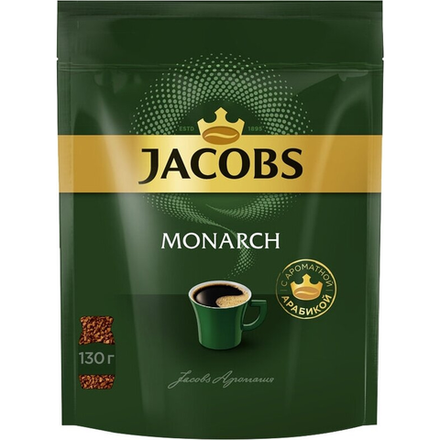 Кофе растворимый Jacobs Monarch 130 гр м/уп