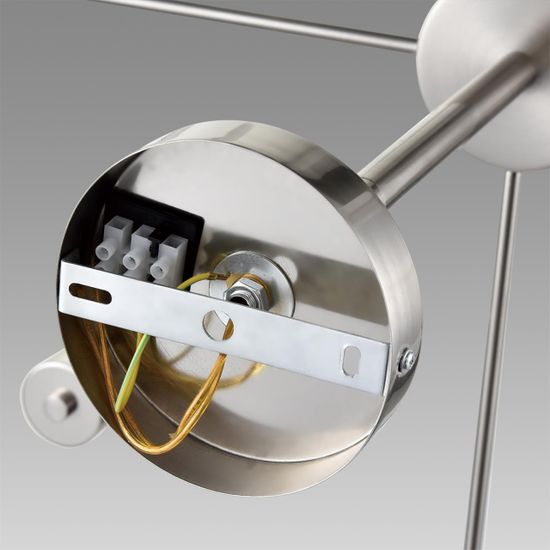 8099/12C COMFI LN25 76 никель/белый металл/стекло Люстра потолочная Е14 12*40W 220V MAVE