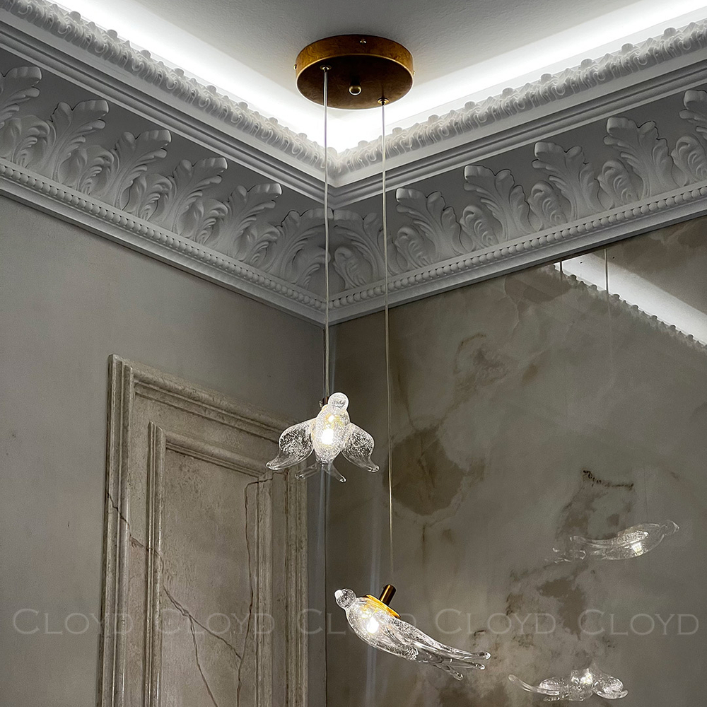 Подвесной светильник Cloyd SIRIN P2 / Ø15 см - латунь (арт.11551)