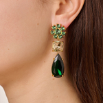 Серьги Dyrberg Kern MISIA SG EMERALD GREEN / GOLDEN 470095