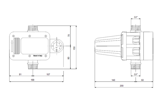 Регулятор давления Grundfos PM PLUS