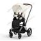 Прогулочная коляска Cybex Priam IV Off White шасси Chrome