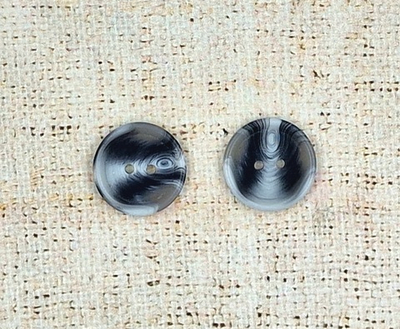 Пуговицы, d 2,5 см, серый