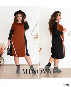 Платье 112-1-терракот Minova