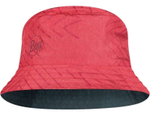Панама двухсторонняя Buff Travel Bucket Hat Collage Red-Black