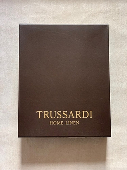 Комплект полотенец 2шт Trussardi Ribbon Avorio бежевое