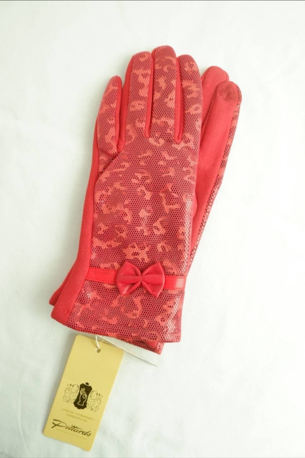 Перчатки Pittards яркие , новые