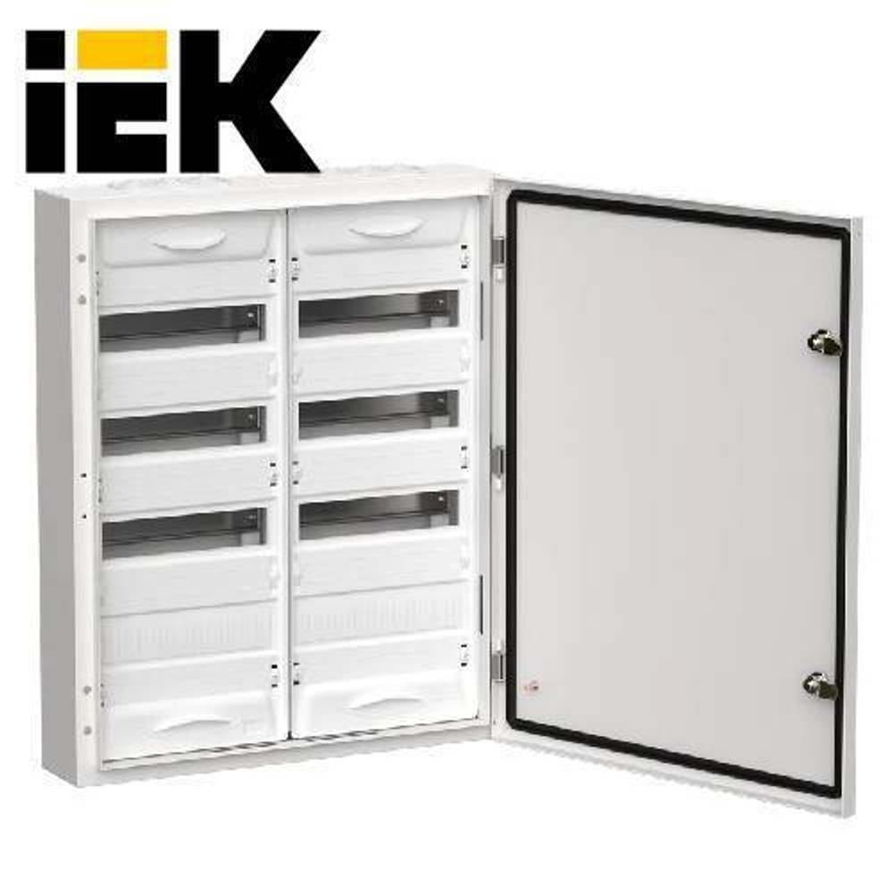 TITAN 5 Корпус металлический ЩРн-96 (2х48) IP54 белый (одна дверь) IEK