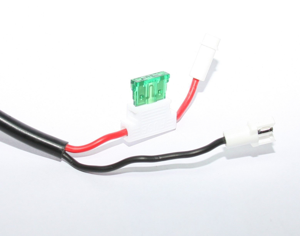 Провод кабель (мама) 2х1.5мм с предохранителем аккумулятор контроллер для электровелосипеда