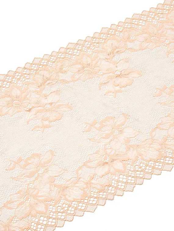 03-277 Кружево эластичное 24 см, телесный 126