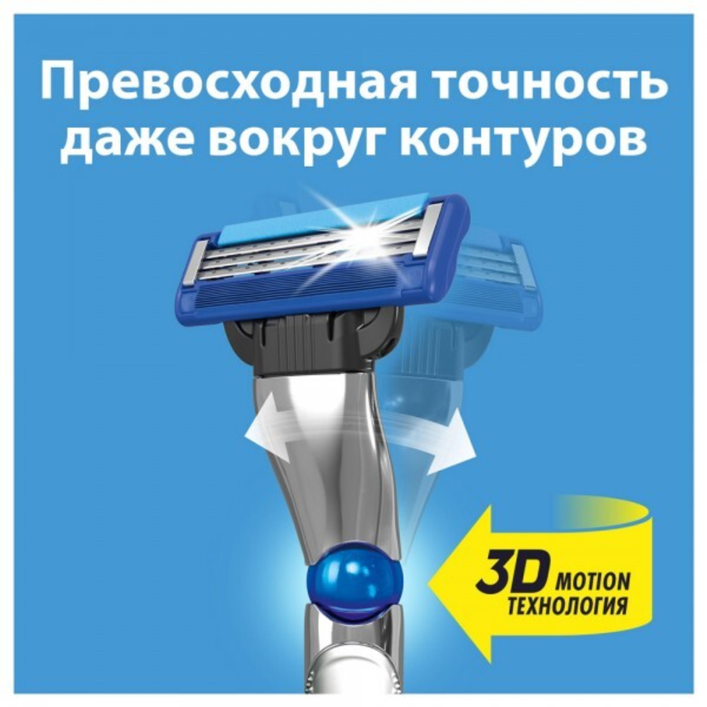 Сменные кассеты для бритья Gillette Mach3 Turbo 3D, 2 шт