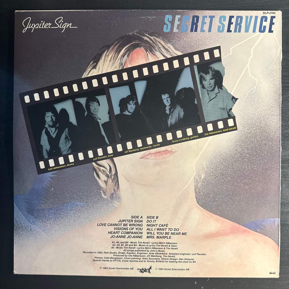 Secret Service - Jupiter Sign (Скандинавия 1984г.)