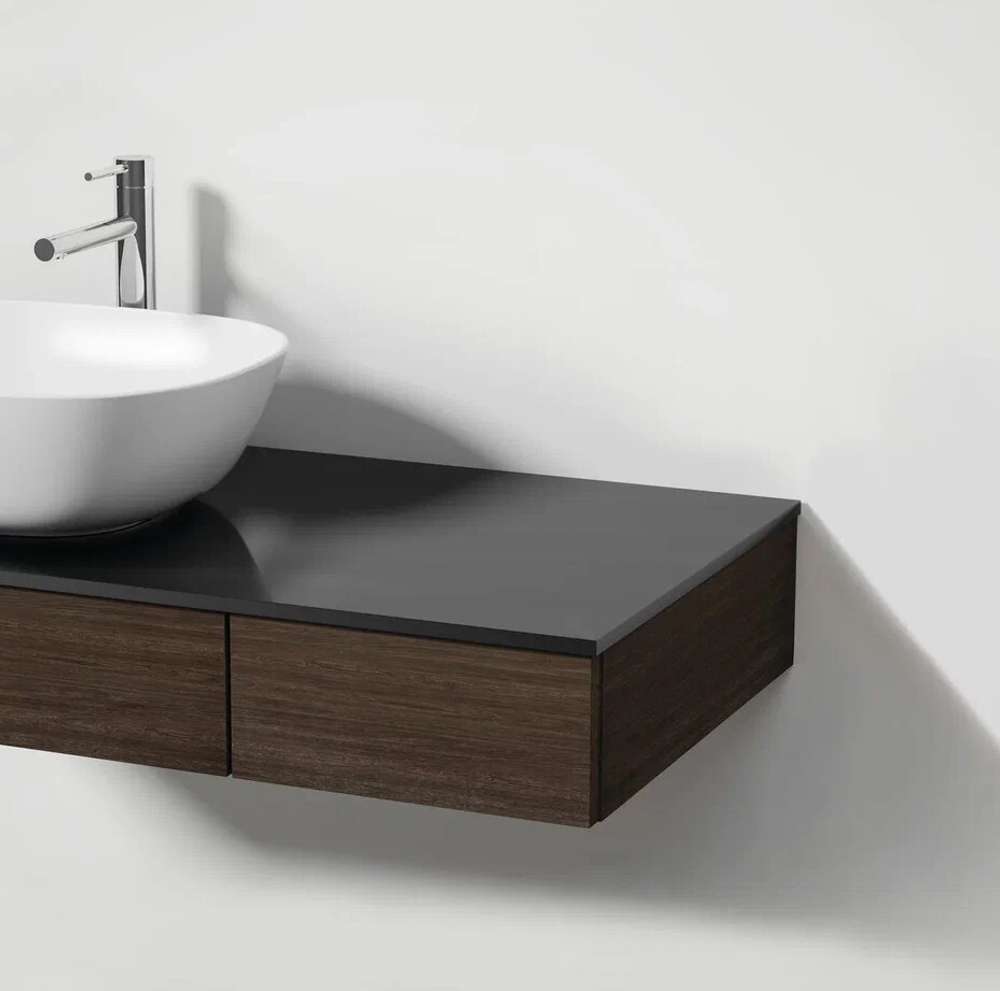 Тумба с раковиной VitrA Origin 90 см L 65674, темный вяз