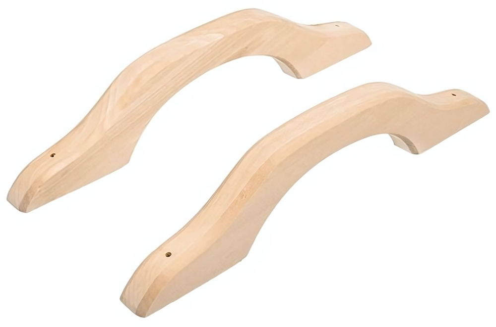 Ручка дверная, большая, 27х6х2,5, липа «Банные штучки» (в комплекте 2 шт.)