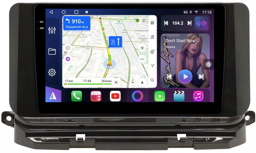 Магнитола для Skoda Octavia A8 2020+ - FarCar 3052M монитор 10.36" QLED на Android 14, TS18, CarPlay, 4G SIM-слот