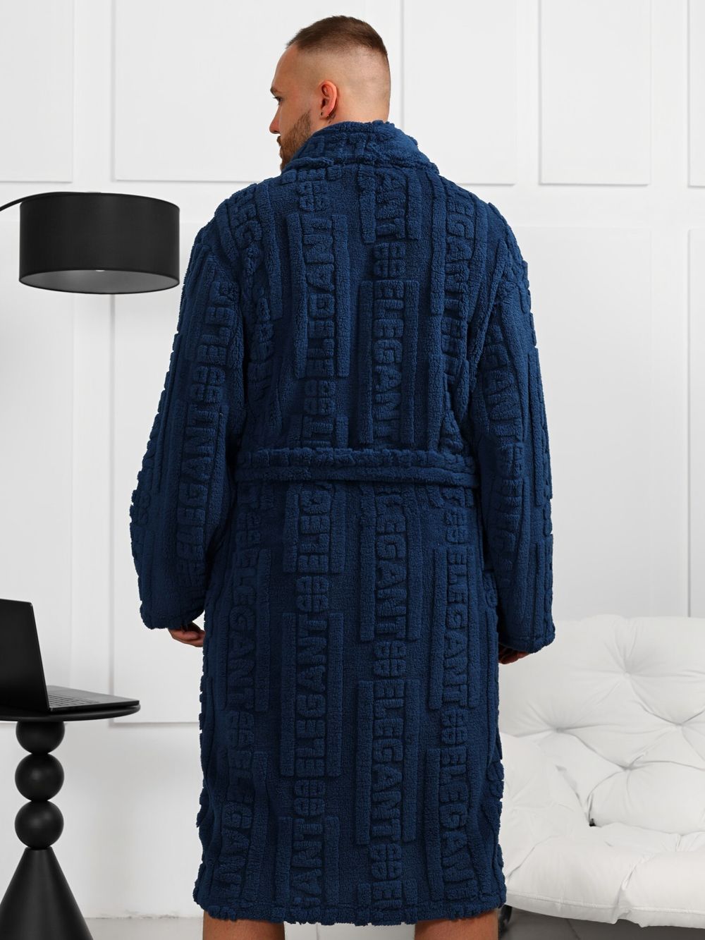 Халат мужской Идеал-3 Виотекс СИНИЙ