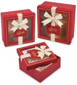 WF-189 Набор коробок из 3 шт, красный