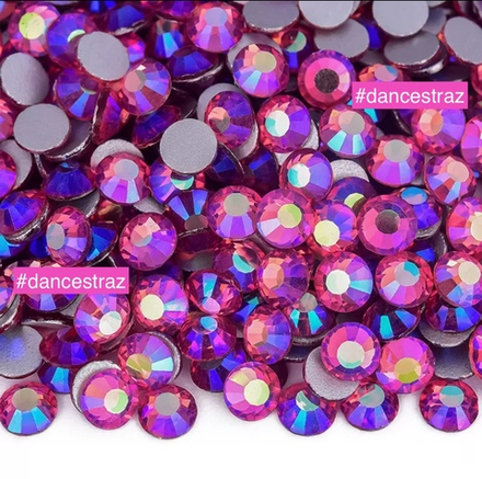 Стразы клеевые, Rose AB, P49, SS20, 1440, (F2)