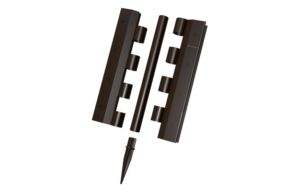 Шарнир для клумбы Holzhof 30*300мм, пластик коричневый