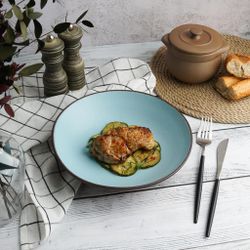 Салатник 800 мл d 23 см h5,5 cм Blue Matt New Brown Taiga P.L. [1]