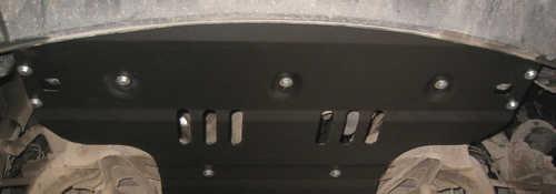 Защита ALFeco картера двигателя для Volkswagen Crafter 2011-2017, V-все (сталь 2 мм) арт.ALF2636st