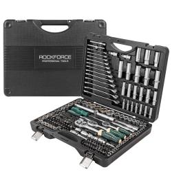 Набор инструментов 218пр. 1/4'',3/8'',1/2''(6гр.)(4-32мм) RockForce RF-42182-5