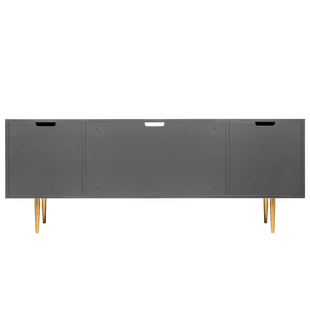 Тумба под ТВ Арт 155см Стайл Серый Голд