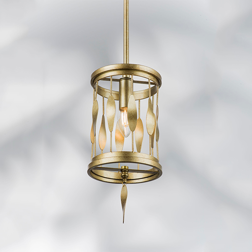 725113 Люстра FIRENZE 1х40W E14 ЗОЛОТО