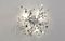 Настенный светильник Crystal Lux GARDEN AP-PL3 D400 CHROME