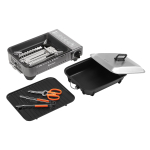 Плита туристическая в кейсе, сковорода и гриль N-MEGA KIT