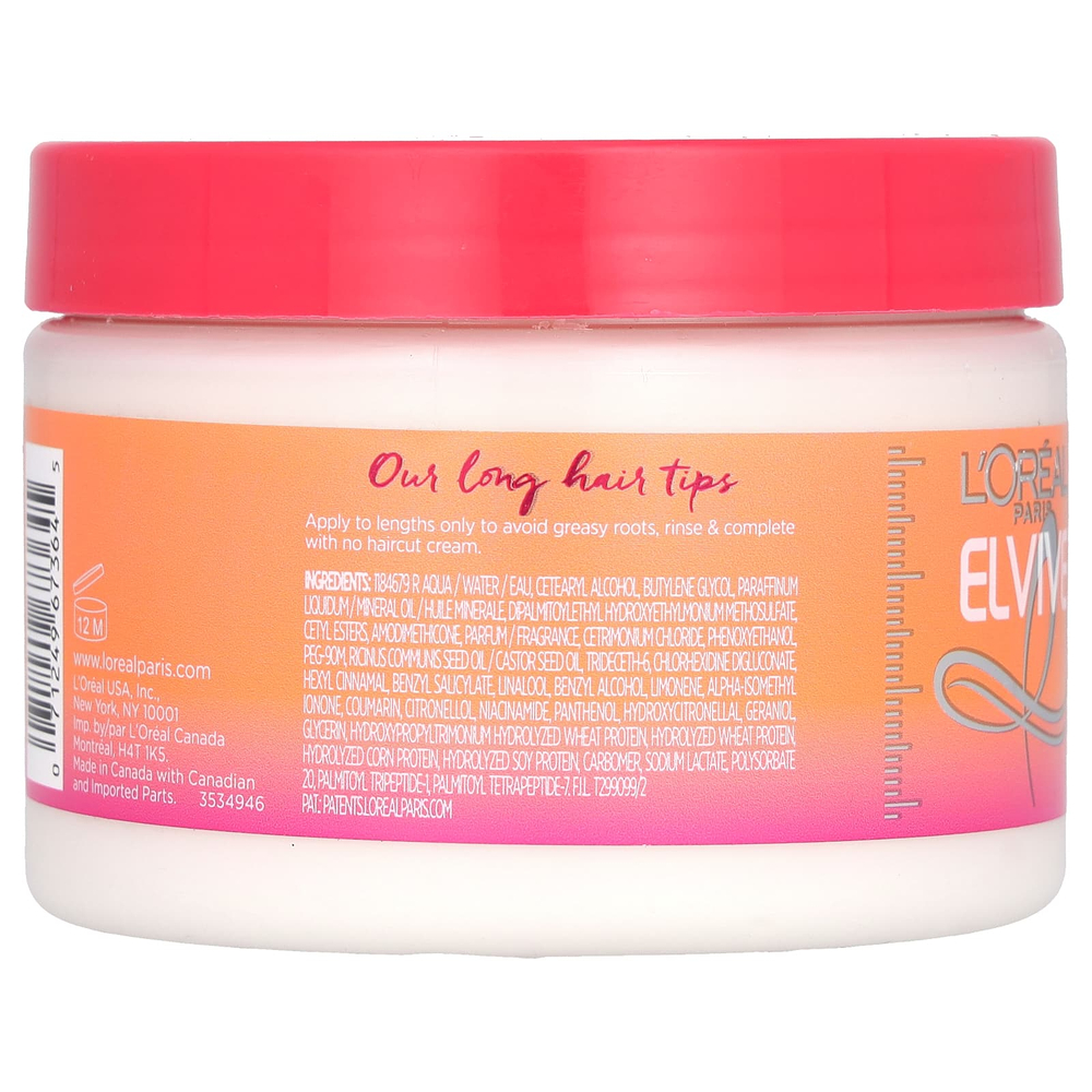 L'Oréal, Elvive, Dreamlonges, Savior, маска с клетчаткой для длинных и ослабленных волос, 355 мл (12 жидк. унций)