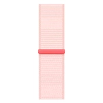 Apple Watch Series 9, 41 мм, корпус из алюминия Light Pink, тканевая спортивная петля Light Pink