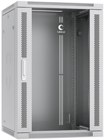 Шкаф настенный 19", 18U Cabeus SH-05F-18U60/60-R