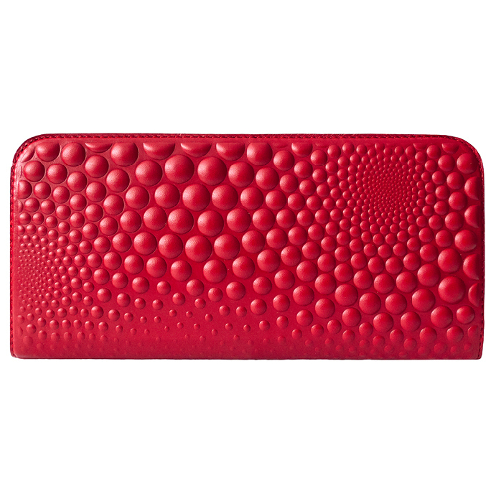 Портмоне женское «Bubbles». Цвет красный