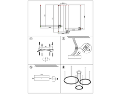 Ambrella Подвесной светодиодный светильник LineTech FL5882