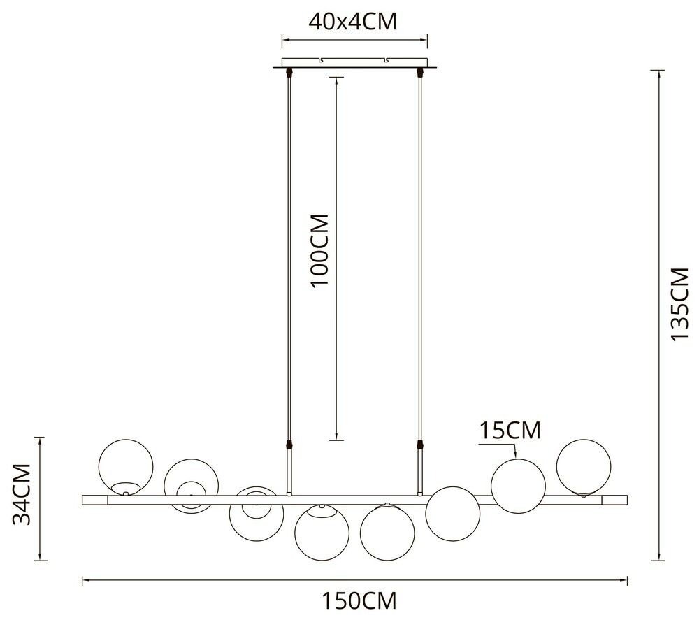 Подвесная люстра Arte Lamp