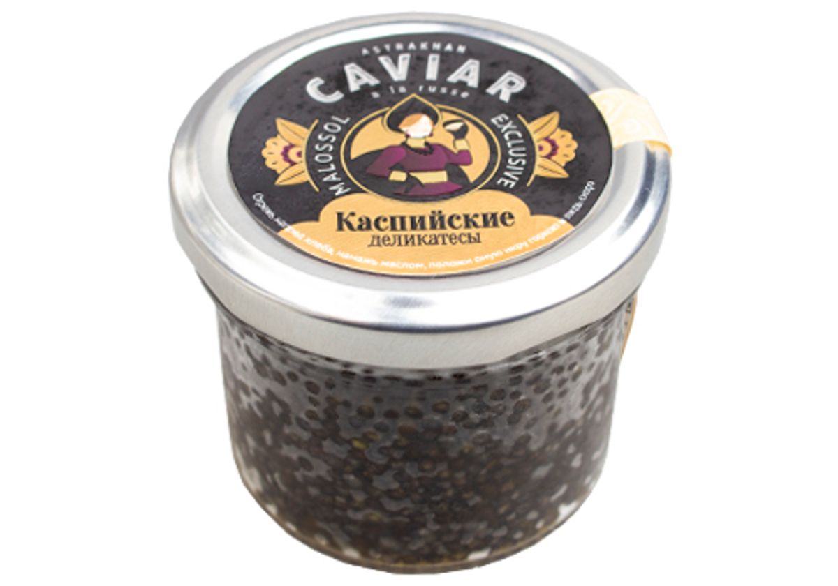 Икра осетровая "Каспийские Деликатесы Эксклюзив", 100г
