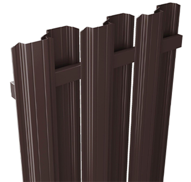 Штакетник Трапеция 115 двусторонний