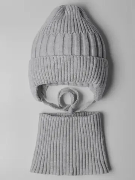 Шапка детская осенняя со снудом