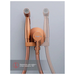 Гигиенический душ со смесителем встраиваемый Raglo R20.54.33, матовая медь