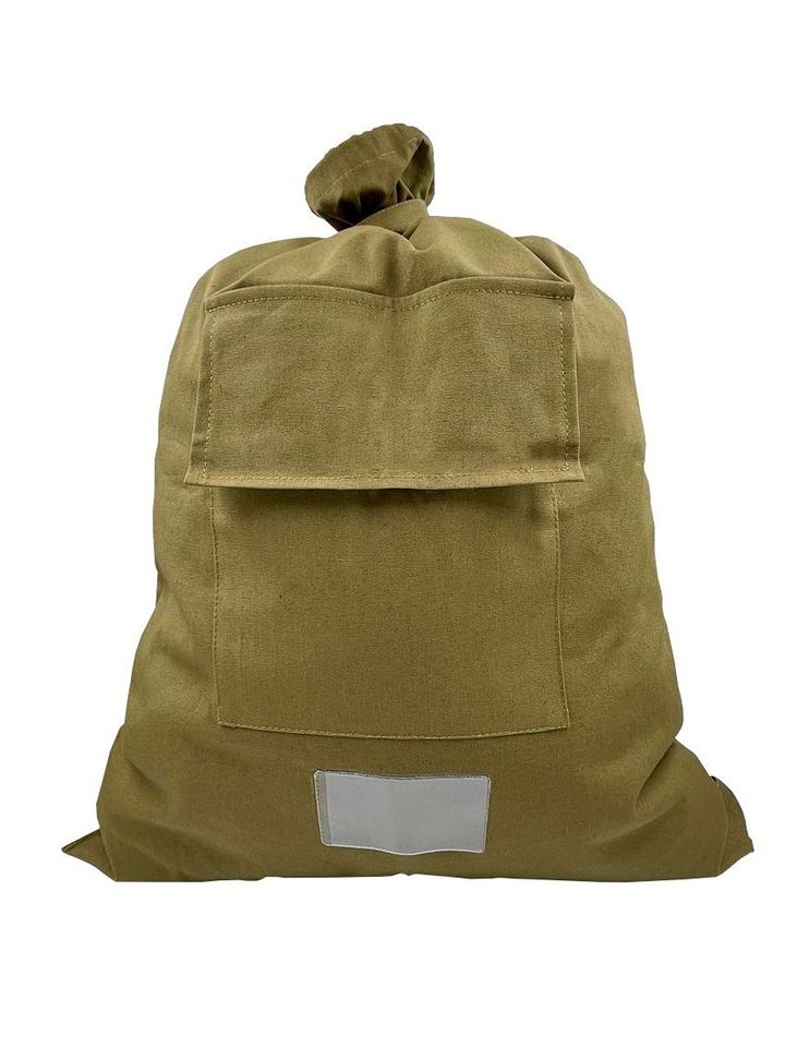 Вещмешок с карманом армейский солдатский (ткань палатка, хаки)