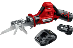 Сабельная пила ЗУБР 12В, 2 АКБ 2Ач, в коробке СПЛ-125-22