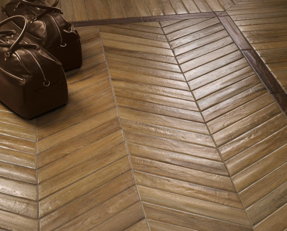 Rondine Vintage Brune Chevron 7.5x40.7