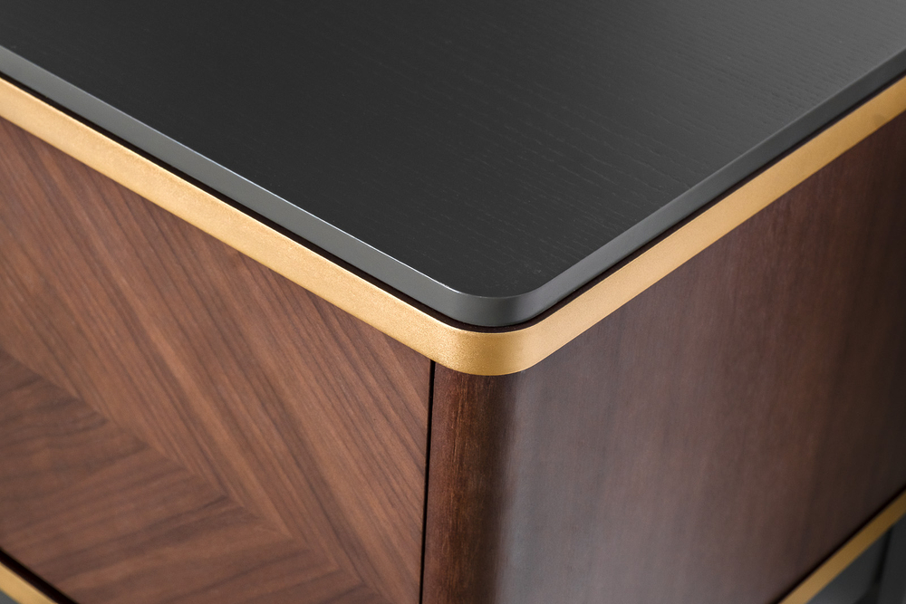 Консоль шпон 2 ящика 120x80x35см Garda Decor