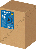 ЗУБР КГ-315 КГ 3х1.5 20м 3700Вт IP44, Силовой удлинитель на стальной катушке (55080-20)