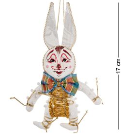 РусКукла RK-453 Кукла подвесная «Карнавальный зайчонок»