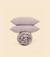 Наволочки (2 шт) - Melange Pink Salt - 70x70