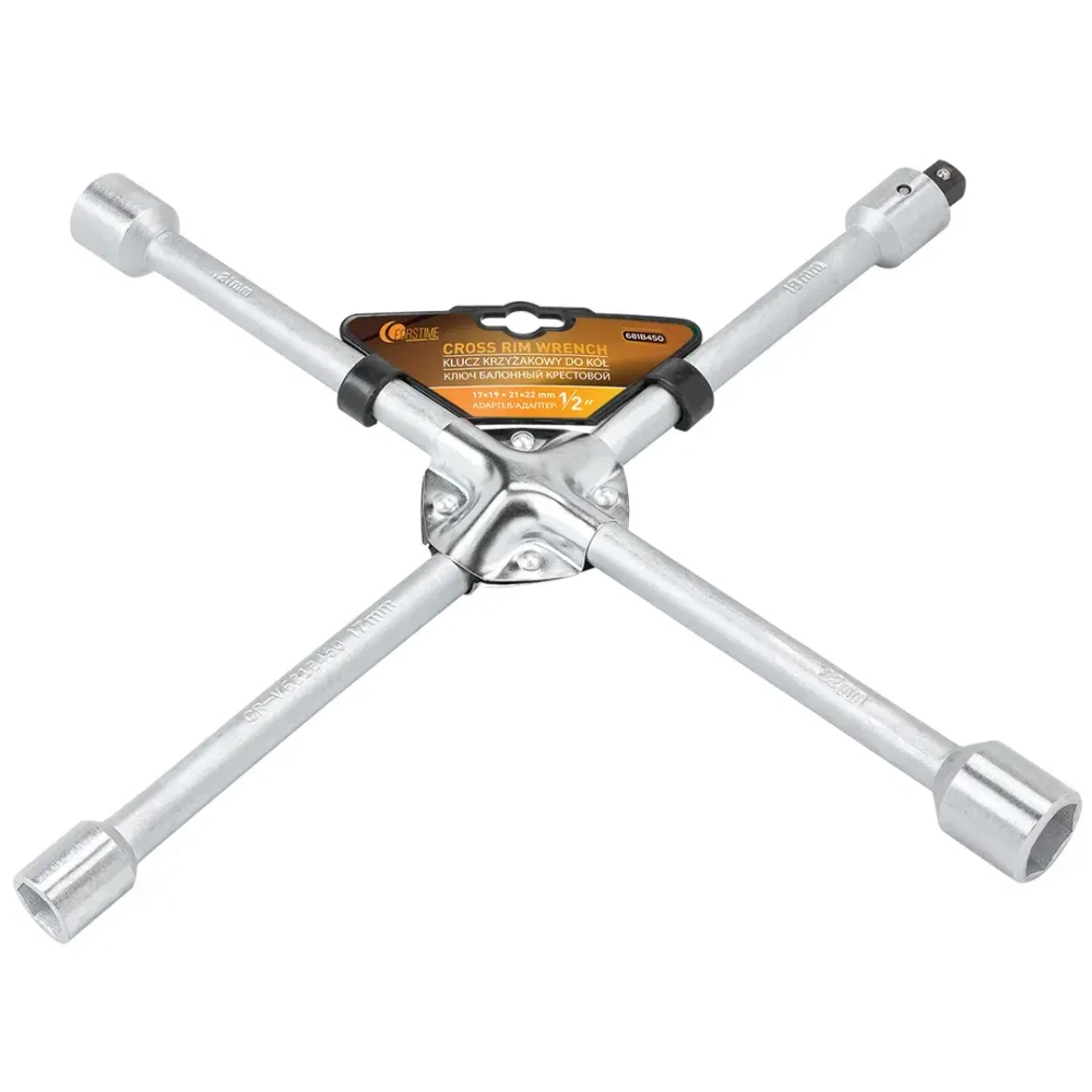 Ключ балонный крестовой 1/2''(17х19,21х22мм) FORSTIME FT-681B450