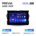 Teyes CC2L Plus 9" для Toyota Previa 2006-2019