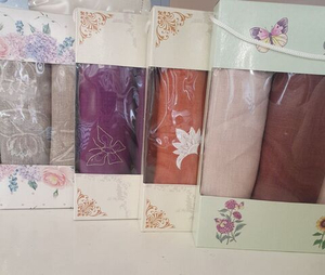 Набор полотенец 50% хб, 50% лён 42/42 (4 шт) ДНСТ